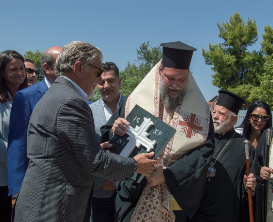 Τοποθετήθηκε ο θεμέλιος λίθος στο νέο Βρεφονηπιακό Σταθμού της Ι.Μ. Νέας Ιωνίας στη Ν. Φιλαδέλφεια