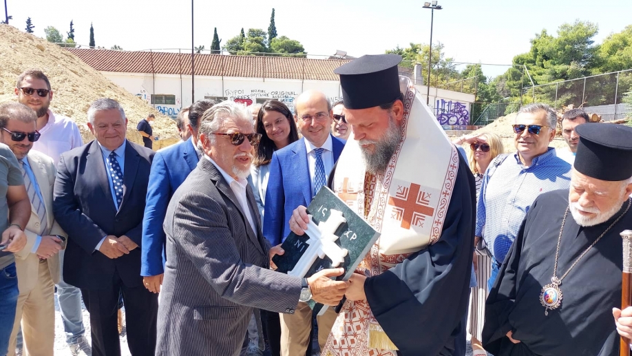 &Tau;&omicron;&pi;&omicron;&theta;&epsilon;&tau;ή&theta;&eta;&kappa;&epsilon; &omicron; &theta;&epsilon;&mu;έ&lambda;&iota;&omicron;&sigmaf; &lambda;ί&theta;&omicron;&sigmaf; &sigma;&tau;&omicron; &nu;έ&omicron; &Beta;&rho;&epsilon;&phi;&omicron;&nu;&eta;&pi;&iota;&alpha;&kappa;ό &Sigma;&tau;&alpha;&theta;&mu;&omicron;ύ &tau;&eta;&sigmaf; &Iota;.&Mu;. &Nu;έ&alpha;&sigmaf; &Iota;&omega;&nu;ί&alpha;&sigmaf; &sigma;&tau;&eta; &Nu;. &Phi;&iota;&lambda;&alpha;&delta;έ&lambda;&phi;&epsilon;&iota;&alpha;