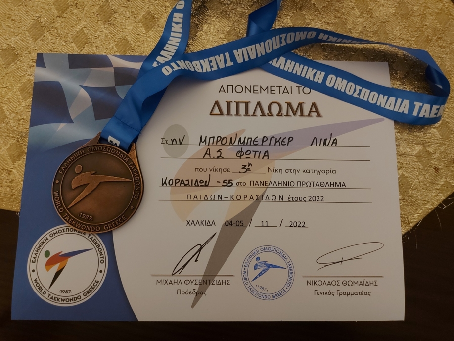 &Tau;&eta;&nu; 3&eta; &theta;έ&sigma;&eta; &sigma;&tau;&omicron;&upsilon;&sigmaf; &Pi;&alpha;&nu;&epsilon;&lambda;&lambda;ή&nu;&iota;&omicron;&upsilon;&sigmaf; &alpha;&gamma;ώ&nu;&epsilon;&sigmaf; TAEKWONDO &Pi;&alpha;ί&delta;&omega;&nu; -&Kappa;&omicron;&rho;&alpha;&sigma;ί&delta;&omega;&nu; &kappa;&alpha;&tau;έ&kappa;&tau;&eta;&sigma;&epsilon; &eta; &Lambda;ί&nu;&alpha; &Mu;&pi;&rho;ό&mu;&pi;&epsilon;&rho;&gamma;&kappa;&epsilon;&rho;