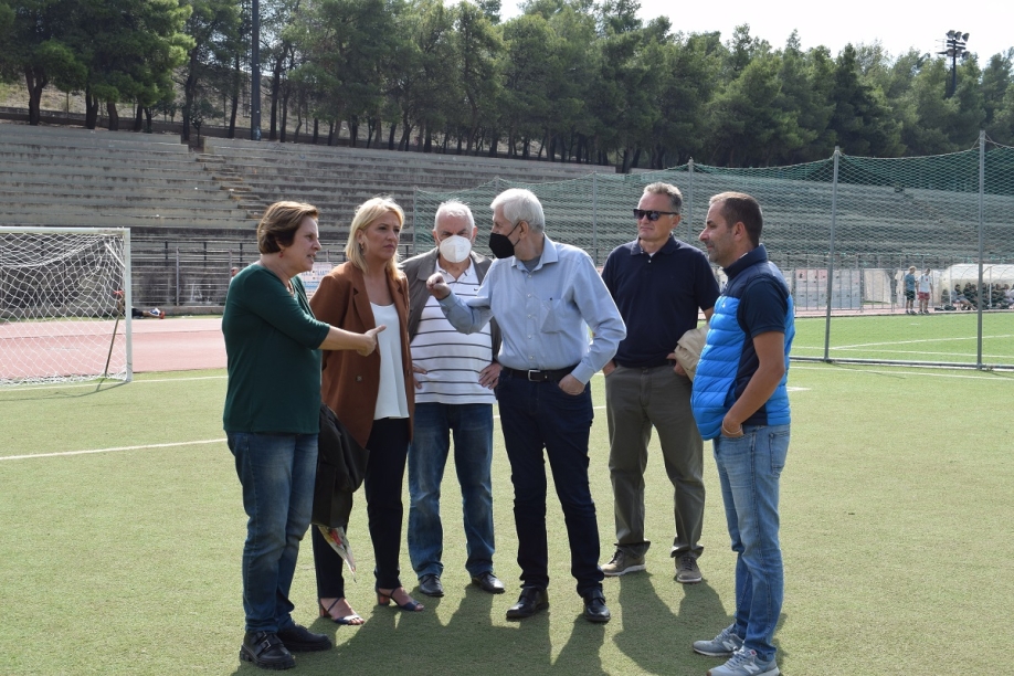 Επίσκεψη της Ρένας Δούρου σε έργα της Δύναμης Ζωής στο Δήμο Γαλατσίου - Συνάντηση με τον Δήμαρχο Γ. Μαρκόπουλο