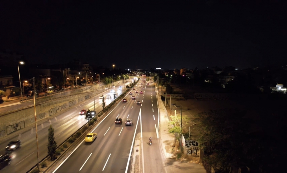 Σε πλήρη εξέλιξη τα έργα για τη βελτίωση της οδικής ασφάλειας στη λεωφόρο Κηφισού