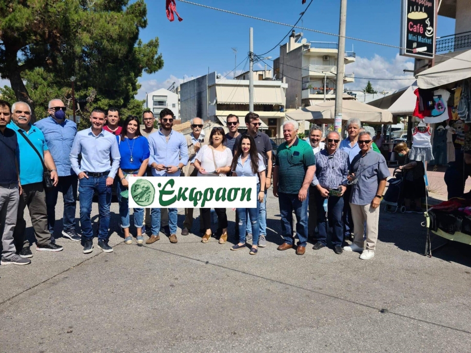 Περιοδεία του ΚΙΝ.ΑΛ - ΠΑΣΟΚ Μεταμόρφωσης στη λαϊκή αγορά για την ακρίβεια