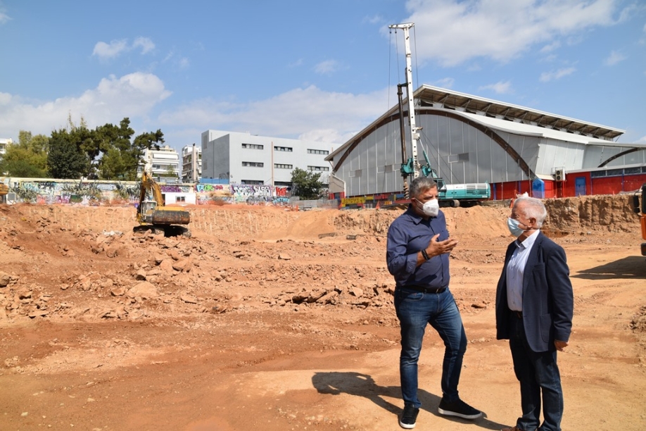 Συνεχίζονται οι εργασίες για την κατασκευή του νέου κλειστού Γυμναστηρίου της Νέας Σμύρνης