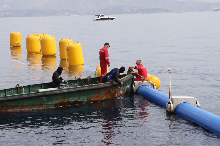 Σε λειτουργία ο  υποθαλάσσιος αγωγός ύδρευσης της Αίγινας