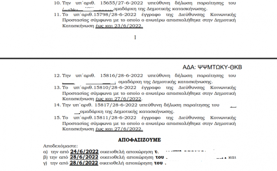 Και νέες αποχωρήσεις εργαζομένων από την κατασκήνωση του Δήμου Νέας Ιωνίας