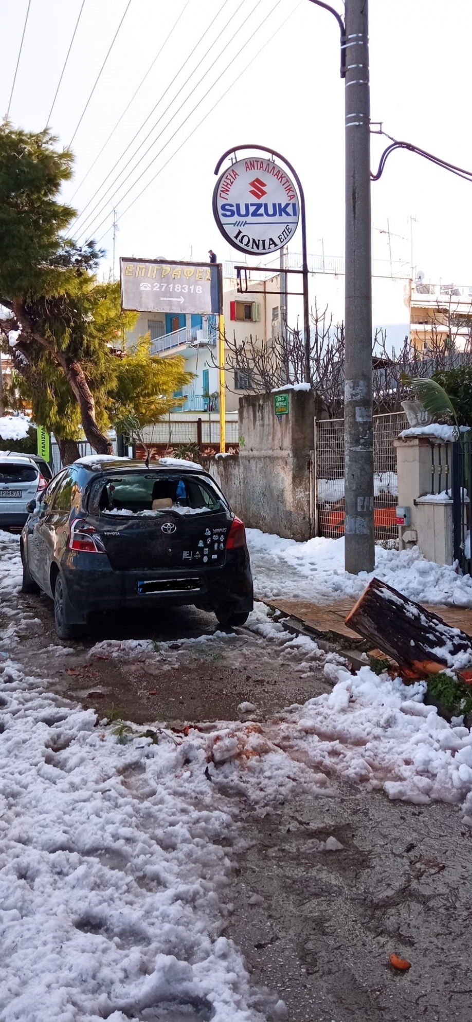 Απίστευτη καταγγελία: “Φταίνε οι οδηγοί για τις πτώσεις των δέντρων” για τον Δ. Νέας Ιωνίας