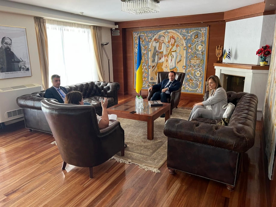 Συνάντηση Δημάρχου Βριλησσίων με τον Ουκρανό Πρέσβη στην Αθήνα