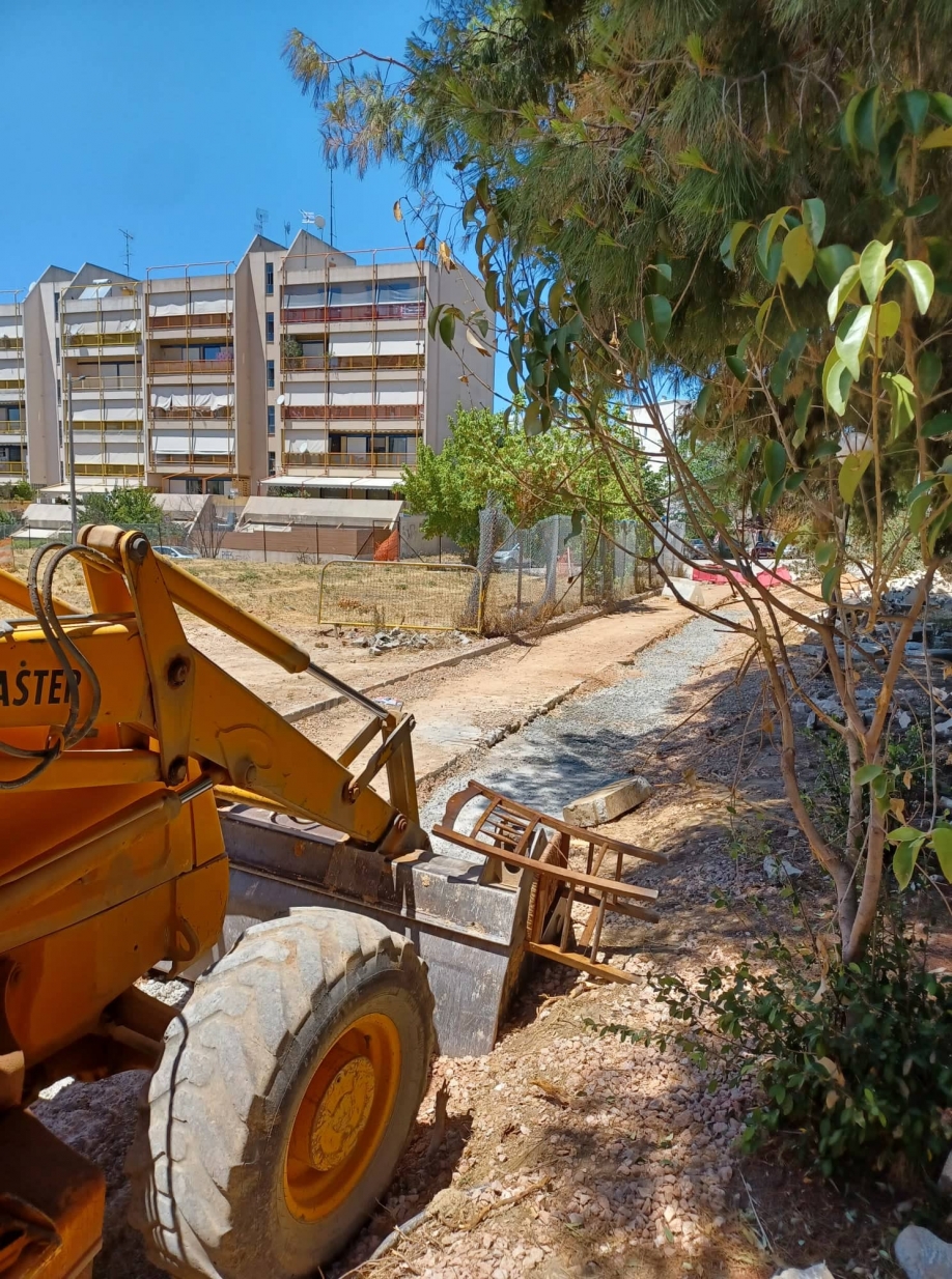 Συνεχίζονται τα έργα του δικτύου ακαθάρτων στο  Ηλιακό Χωριό