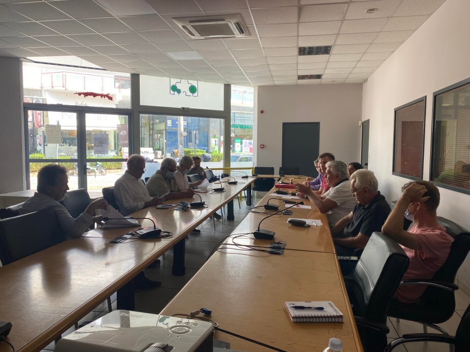 &Nu;έ&alpha; &sigma;&upsilon;&nu;ά&nu;&tau;&eta;&sigma;&eta; &tau;&omega;&nu; &pi;&alpha;&rho;&alpha;&tau;ά&xi;&epsilon;&omega;&nu; &sigma;&tau;&eta;&nu; &Alpha;&gamma;ί&alpha; &Pi;&alpha;&rho;&alpha;&sigma;&kappa;&epsilon;&upsilon;ή &gamma;&iota;&alpha; &tau;&omicron; &Delta;&eta;&mu;&alpha;&rho;&chi;&epsilon;ί&omicron;