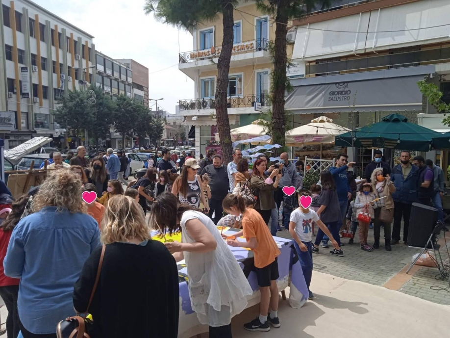 Ζωγράφισαν για την Ειρήνη τα παιδιά και οι γονείς στη Ν.Ιωνία