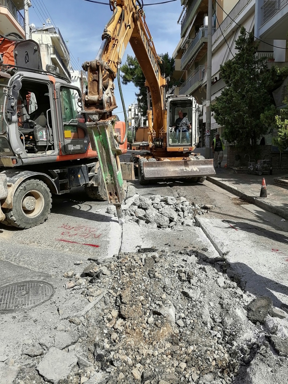 Ξεκίνησαν οι εργασίες του αντιπλημμυρικού έργου του Δήμου Νίκαιας-Αγ.Ι. Ρέντη