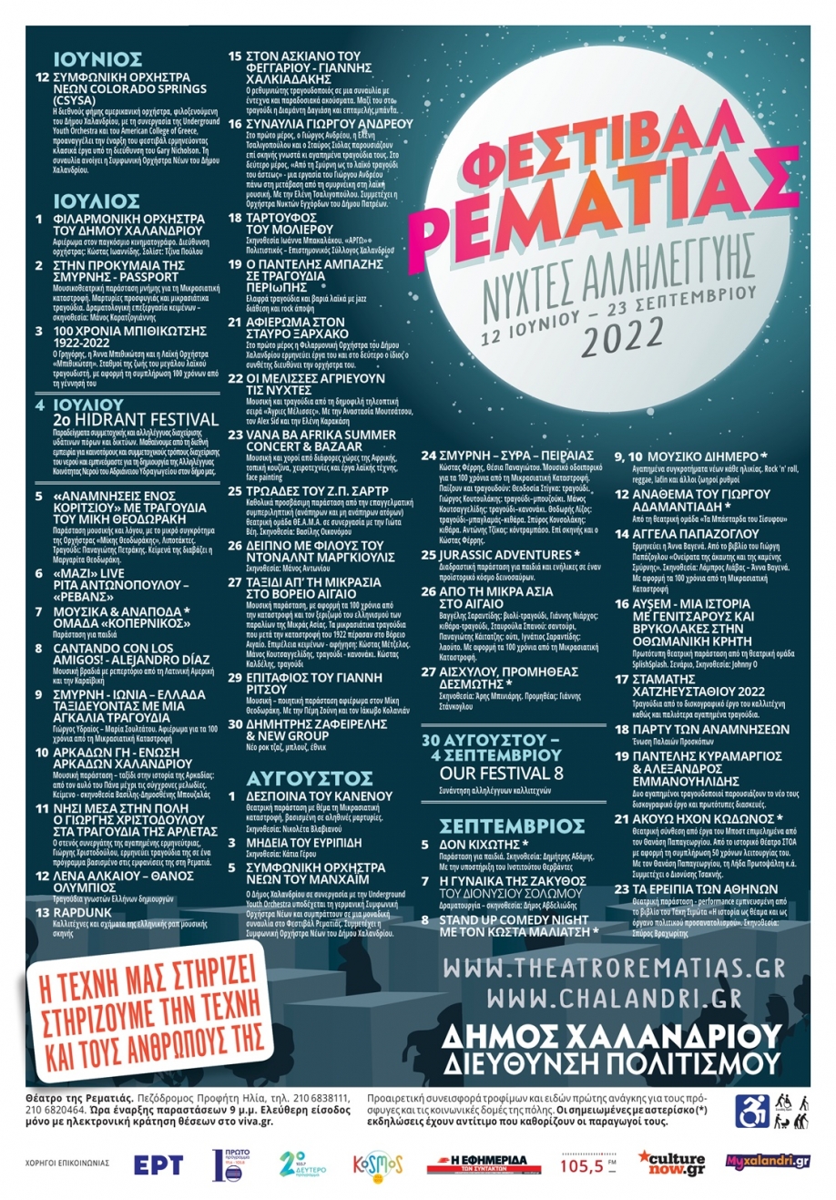 &Xi;&epsilon;&kappa;ί&nu;&eta;&sigma;&epsilon; &tau;&omicron; &Phi;&epsilon;&sigma;&tau;&iota;&beta;ά&lambda; &Rho;&epsilon;&mu;&alpha;&tau;&iota;ά&sigmaf; 2022 &ndash; &Nu;ύ&chi;&tau;&epsilon;&sigmaf; &Alpha;&lambda;&lambda;&eta;&lambda;&epsilon;&gamma;&gamma;ύ&eta;&sigmaf; &tau;&omicron;&upsilon; &Delta;ή&mu;&omicron;&upsilon; &Chi;&alpha;&lambda;&alpha;&nu;&delta;&rho;ί&omicron;&upsilon;