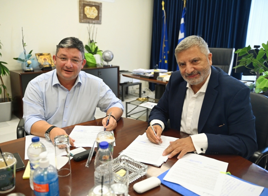 Υπεγράφη η σύμβαση έναρξης αντιπλημμυρικών έργων στο Δήμο Αχαρνών