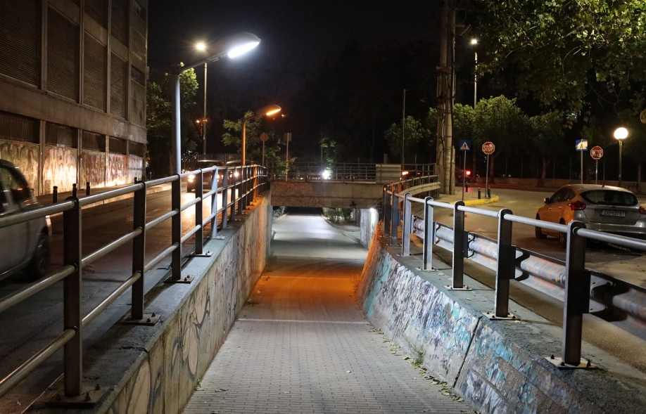 Αναβάθμιση με επαρκή φωτισμό στην υπόγεια διάβαση στο κέντρο της Νέας Ιωνίας