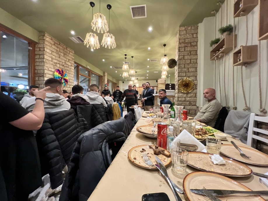 Γεύμα παρέθεσε ο Αλέξανδρος Μουστόγιαννης στην ομάδα της Αγίας Παρασκευής για την κατάκτηση πρωταθλήματος