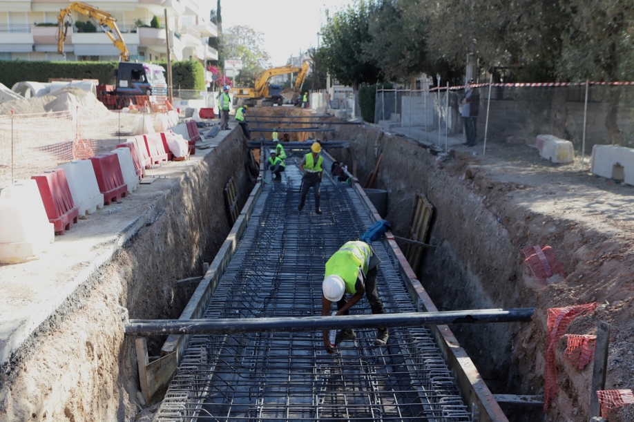 Έργα αντιπλημμυρικής θωράκισης στον Δήμο Αχαρνών